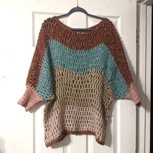Umgee crochet sweater.